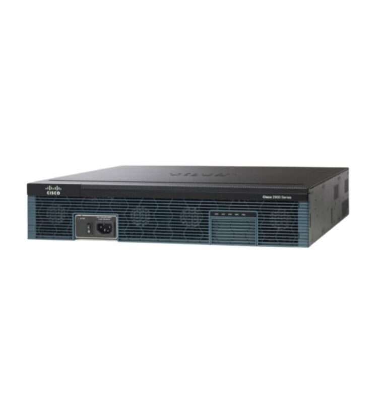 Cisco 2921 Integrated Services Router (ISR) – 3x Gigabit Ethernet, Modular Expansion, Advanced Security & Voice Capabilities – Refurbished