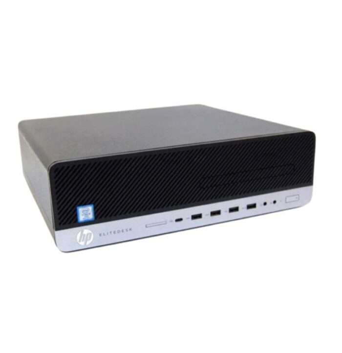 HP EliteDesk 800 G4 SFF Desktop PC – 8th Gen Intel Core i7, 8GB DDR4 RAM, 512GB SSD, Windows 10 Pro – Refurbished