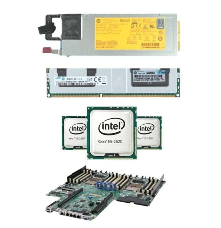 Server Parts & Accessories ( Power Supply Memory Processor Motherboard)
