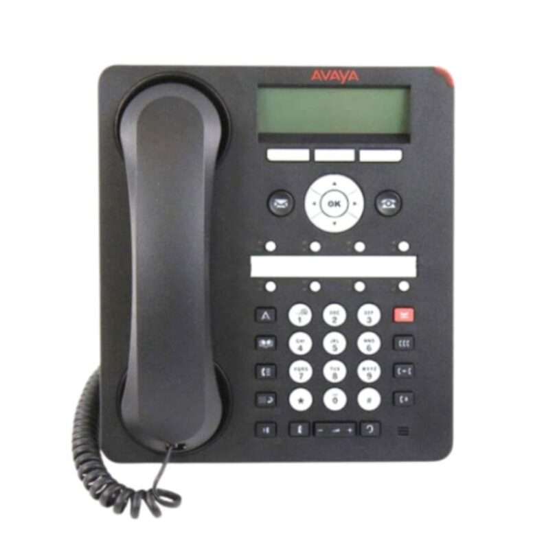 Avaya 1608-I IP Phone – 8-Line VoIP Deskphone with Backlit Display & Dual Ethernet Ports | Refurbished